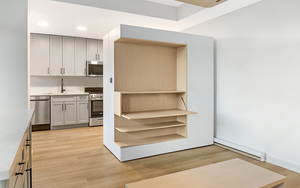 S5 - Studio floorplan layout with 1 bath and 457 square feet. (ORI Storage)