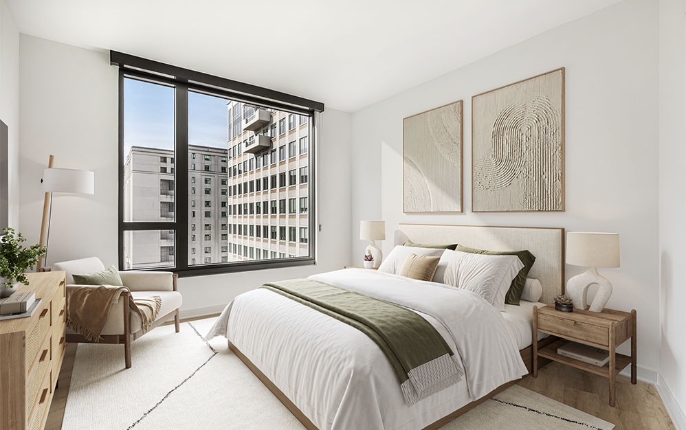 C3 - 3 bedroom floorplan layout with 2 baths and 1367 square feet. (Bedroom 1)