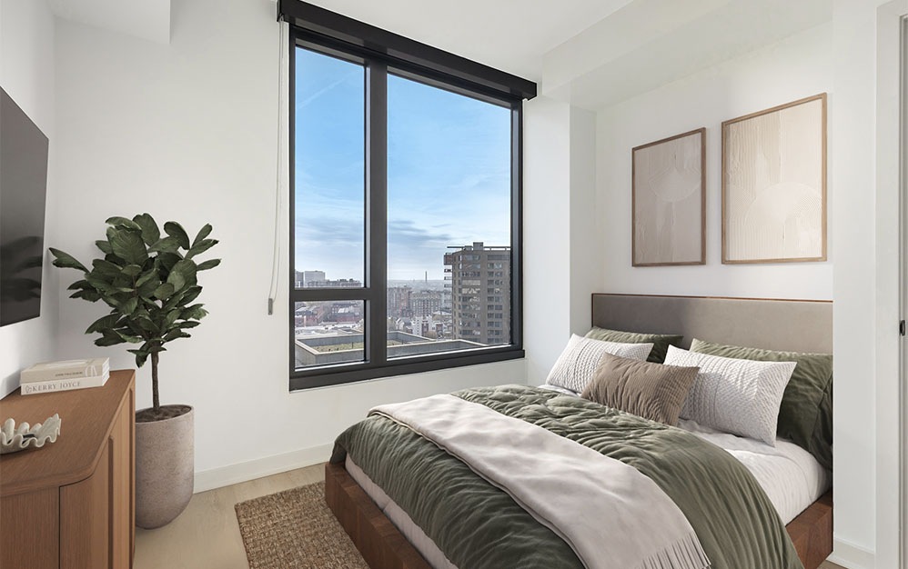 C3 - 3 bedroom floorplan layout with 2 baths and 1367 square feet. (Bedroom 2)