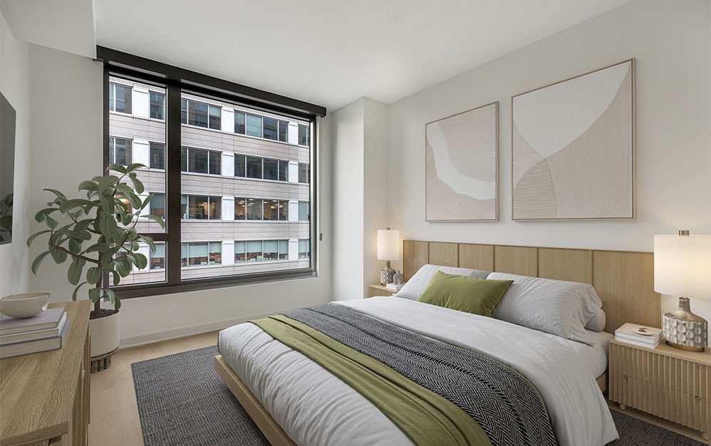 B6D - 2 bedroom floorplan layout with 2.5 baths and 1352 square feet. (Bedroom)